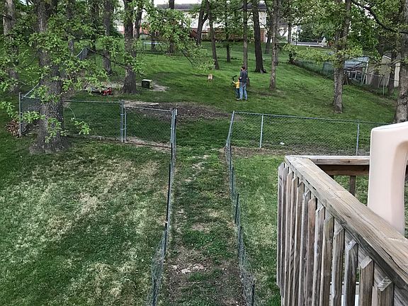 Huge backyard