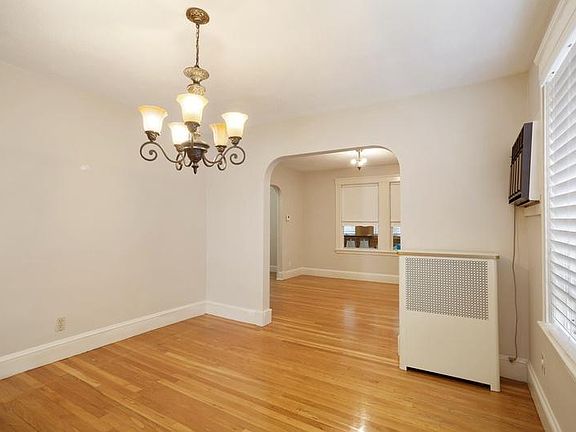 Dining room looking into living room