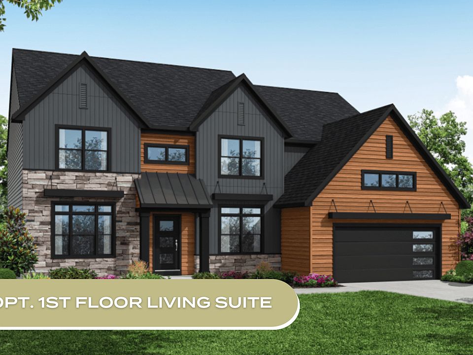 Front Elevation of the Everett Model from Garman Builders