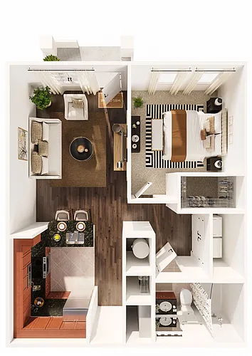 Floor plan The Ashland Renovated