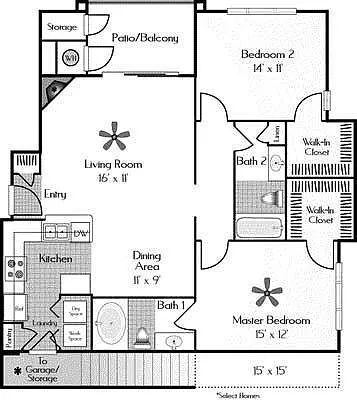 Floor plan Serendipity
