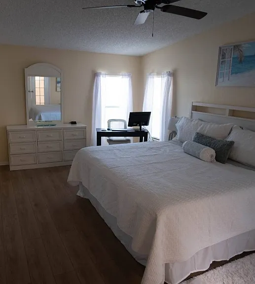 Master Bedroom with Office Space and plenty of storage