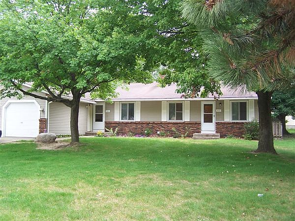 Front view of duplex