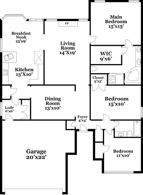 3 bed, 2.0 bath, 1761 sqft, $2,590 — Photo 2