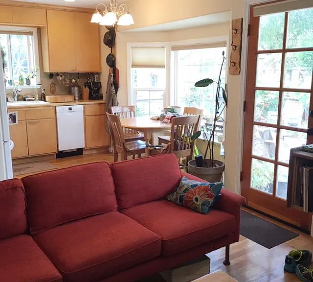 Kitchen seen from living room #1