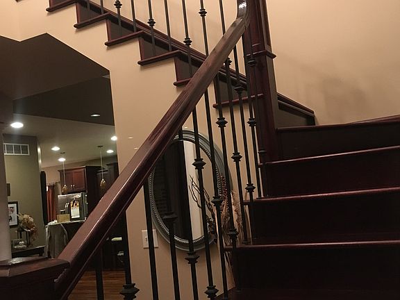 Hardwood stairs