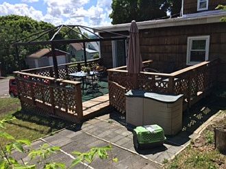 Side deck outside view