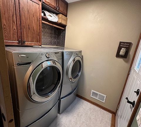 Main Laundry off of small living room