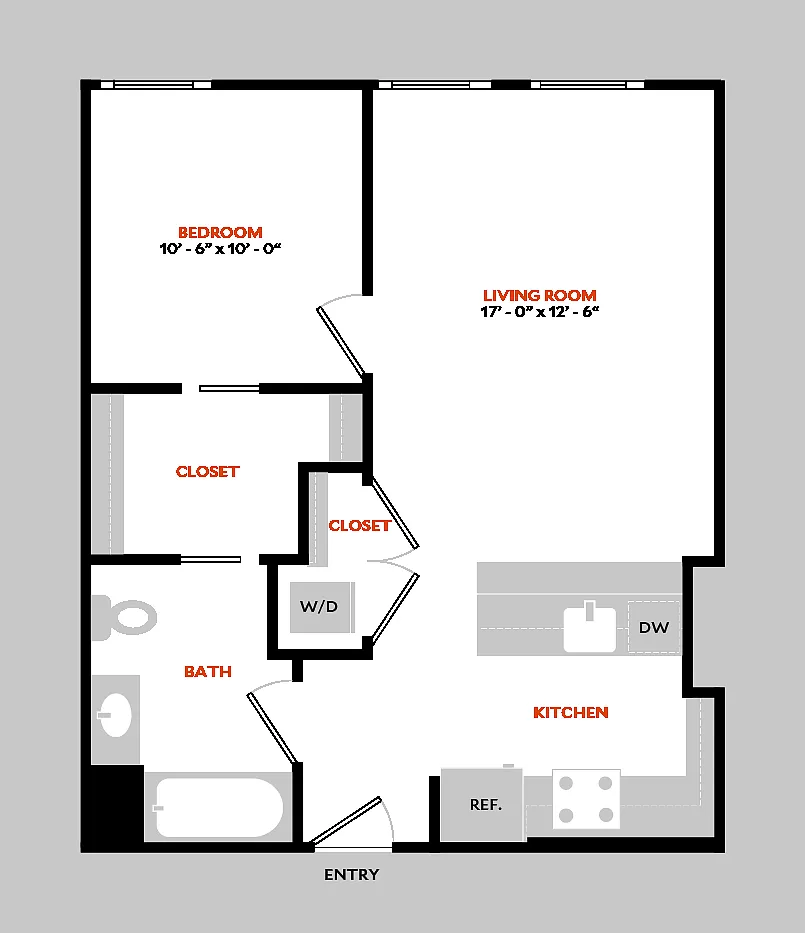 Floor plan Plan 1C