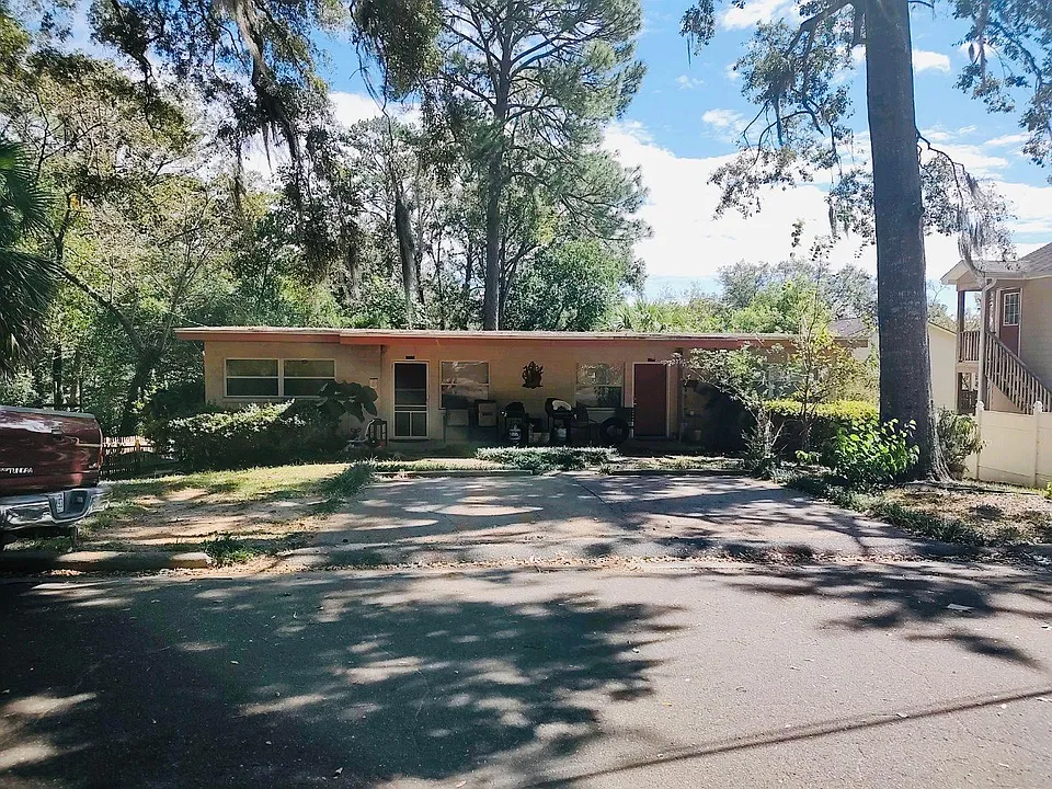 Front of the home, lots of off-street parking too.