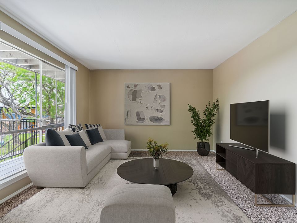 Living room decorated