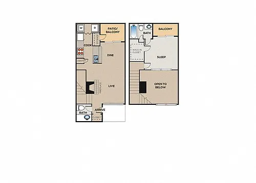 Floor plan A5 - TOWNHOME