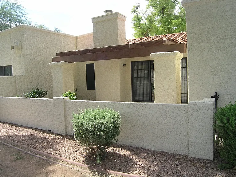 Rear patio