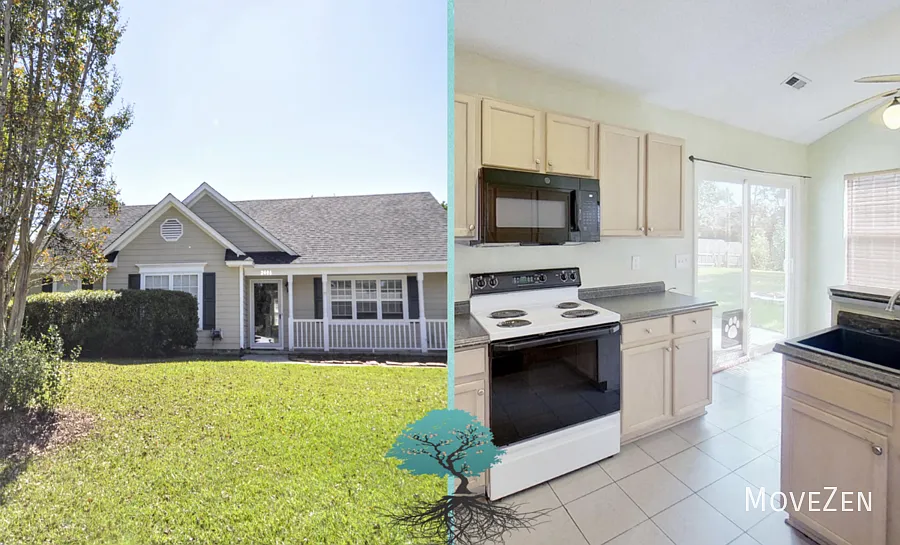 2406 Sapling Cir, Wilmington, NC 28411 MeadowBrook Rental House with Fenced Yard — Photo 1