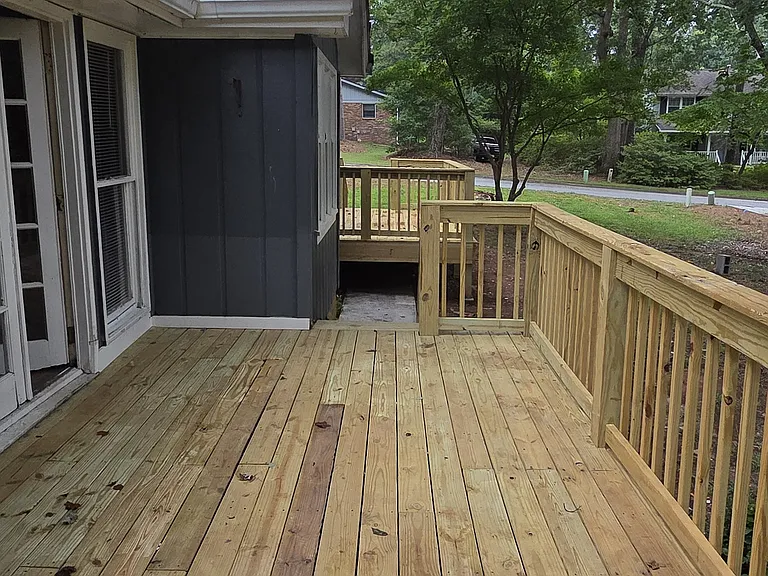 New Wood Porch
