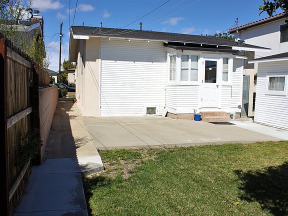 Backyard looking back at house