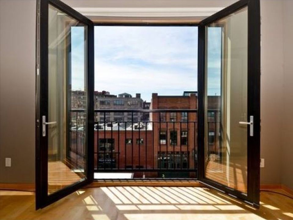 Doors to outside view