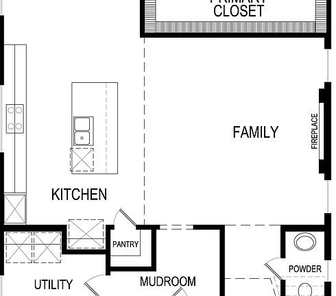 Hunter F - First Floor Plan