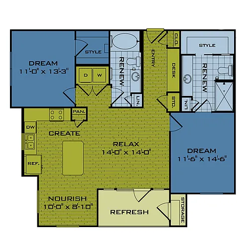 Floor plan B3a