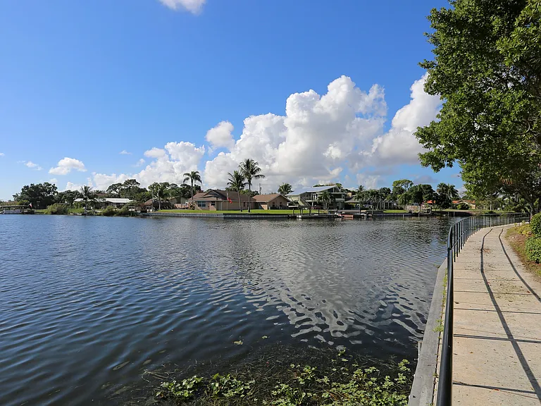 Stunning open water views from the community walking path.