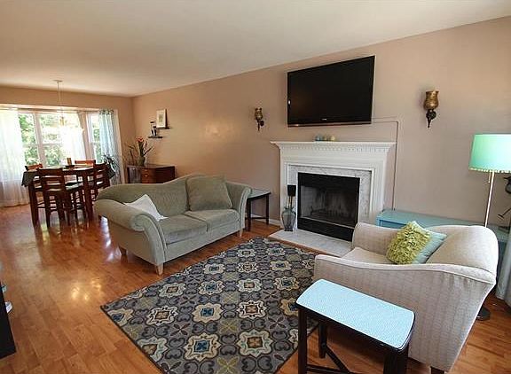 An open floor plan as you enter the home