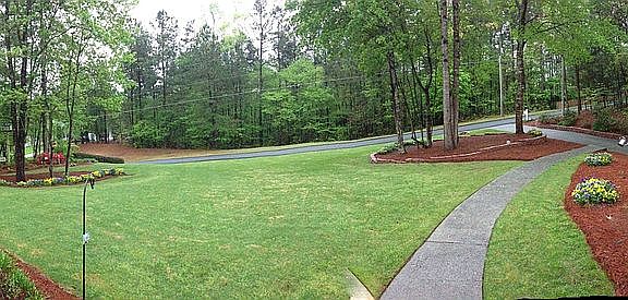 View from front porch