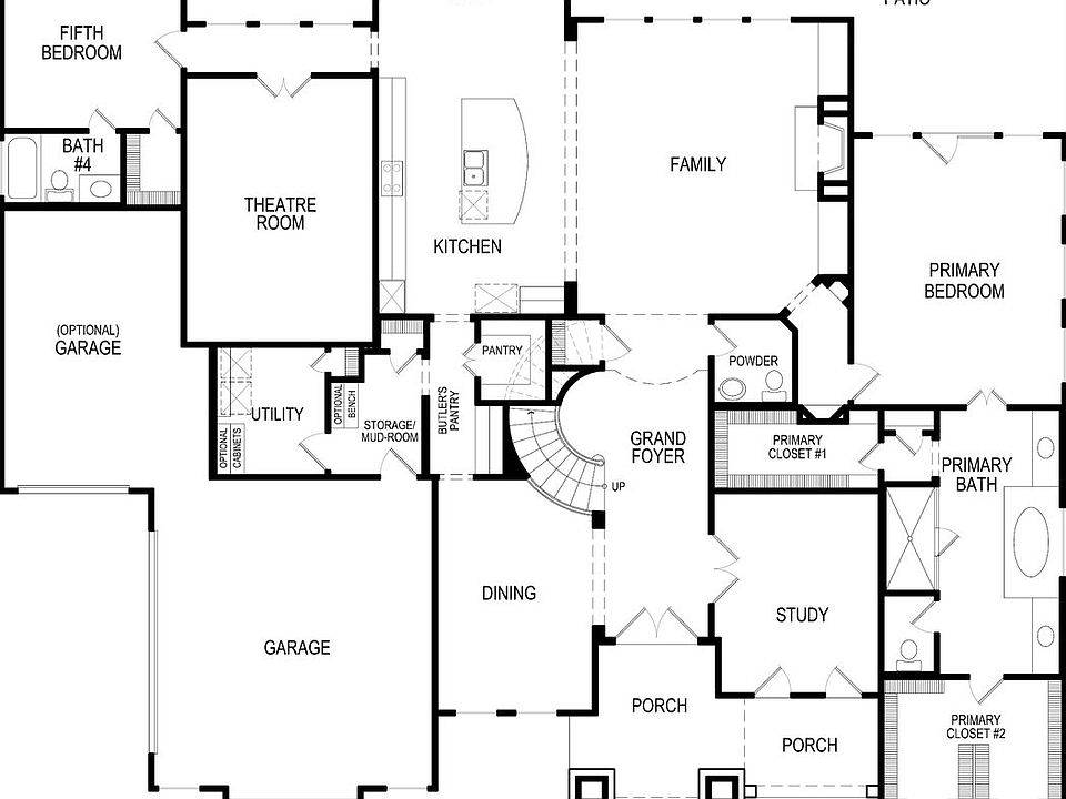 Hudson FS (w/Media) Plan, Broadmoor Estates, Red Oak, TX 75154 Zillow