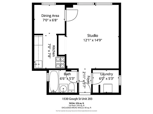 Floor plan 203