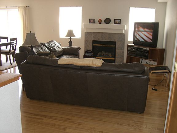 Living Room. All hardwood floors