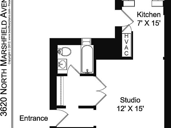 2nd image of 3630 N Marshfield Ave #1
