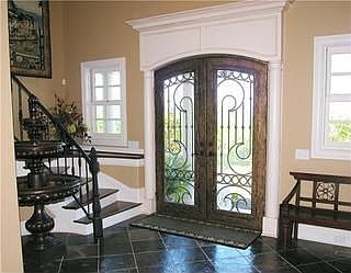 Foyer with Castle Entry Doors