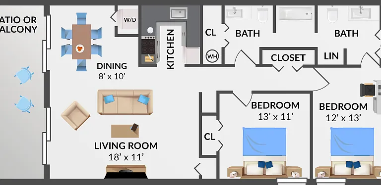 2A Slate 1.5 Bath 880 SF 2A Slate 1.5 Bath 880 SF
