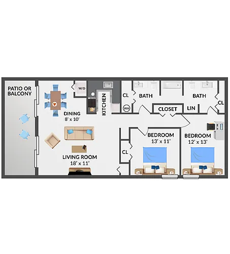 Floor plan 2A