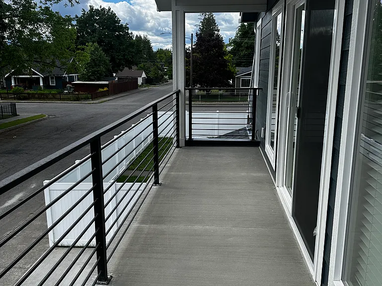 Covered patio.