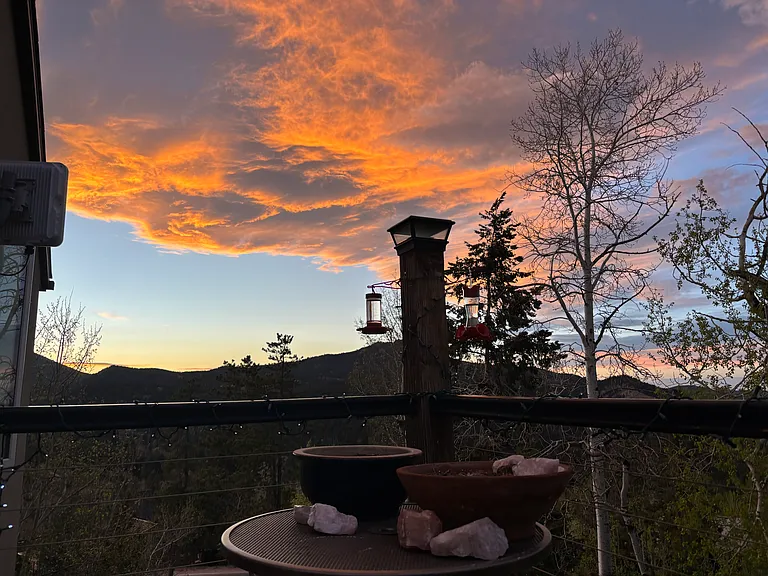 view from deck