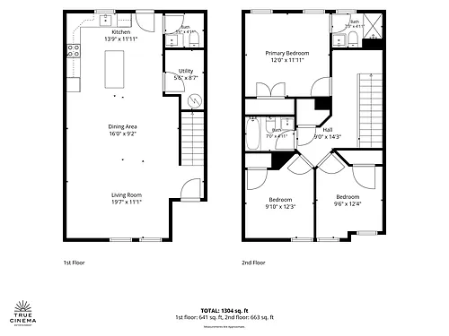 Floor plan Hickory Hilll