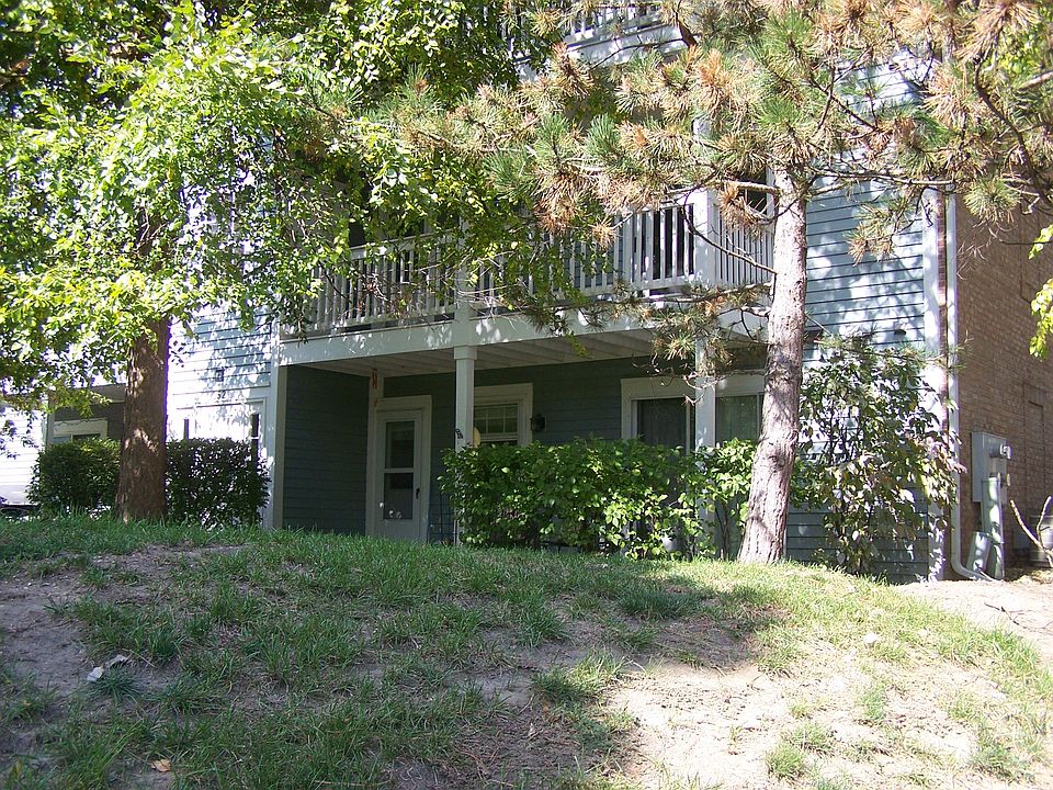 Patio on green commons