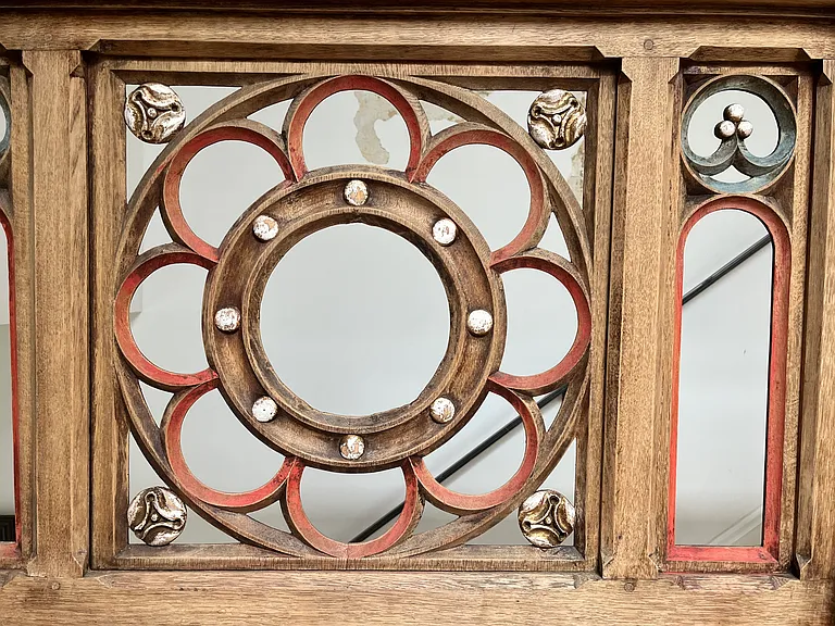 Historic railing from a church.