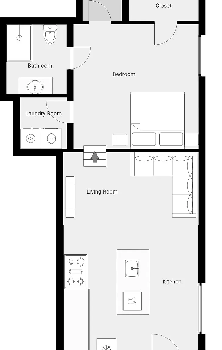 1 bed, 800 sqft, $1,895 — Photo 2