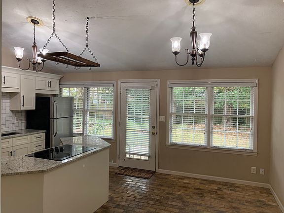 Kitchen looking into Backyard