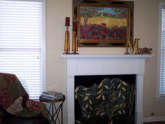 Fireplace in family room