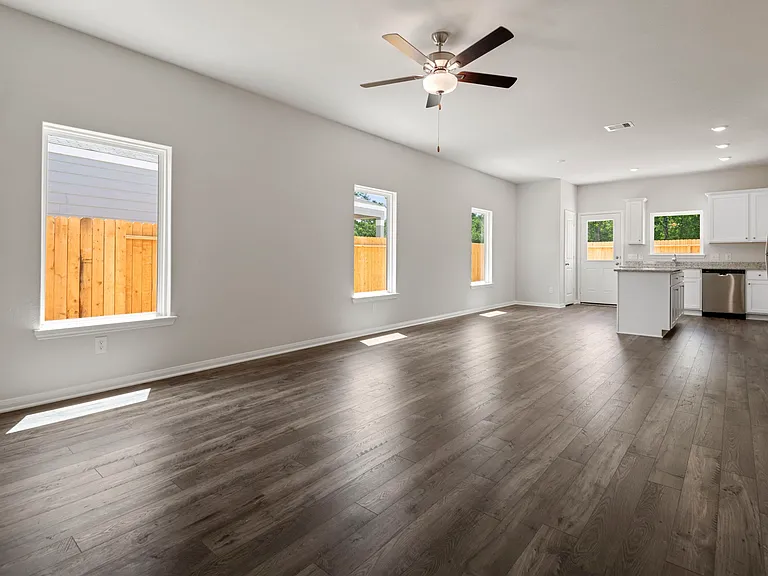 Spacious family room.