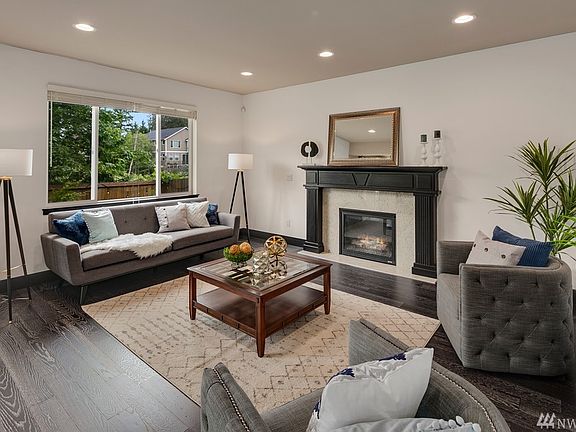 Brand new flooring in living room