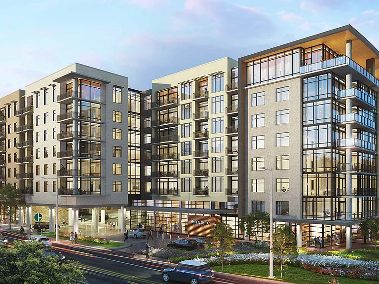 Encore Lakeside Building Exterior