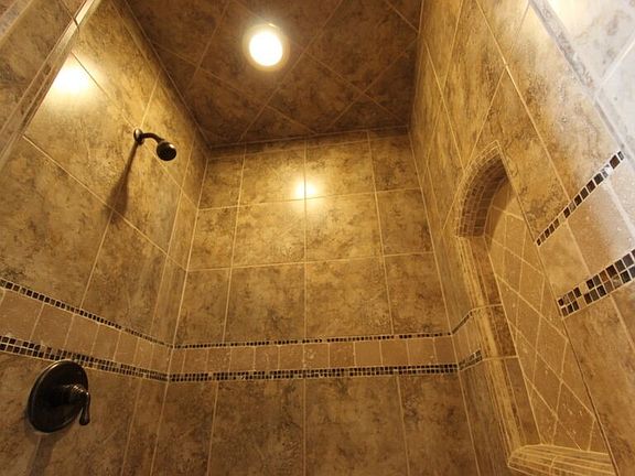 Master shower