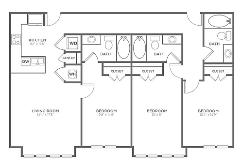 Floor plan B-3A2
