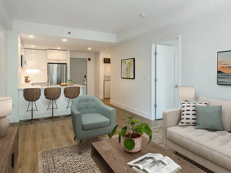 Living Room with Hard Surface Flooring