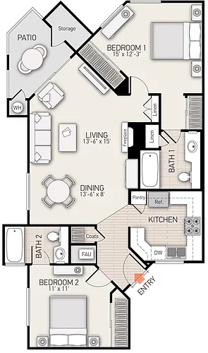 Floor plan Plan C
