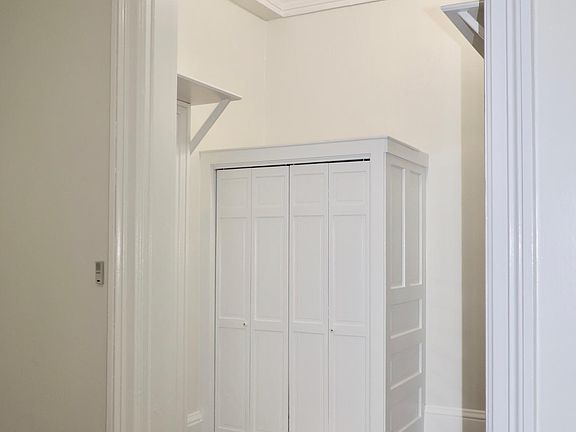 big coat closet at the foyer