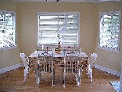 Sunny dining area off the kitchen